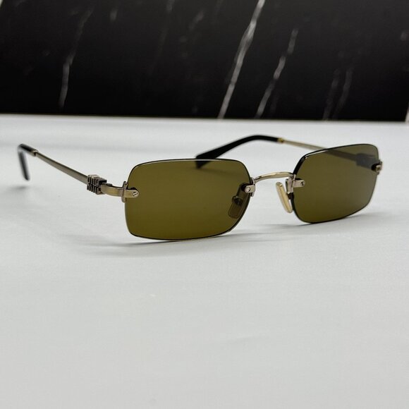 NEW MIU MIU MUB50S 26C09Z SUNGLASSES BROWN WOMEN MU B50S, SMU B50 main image 4